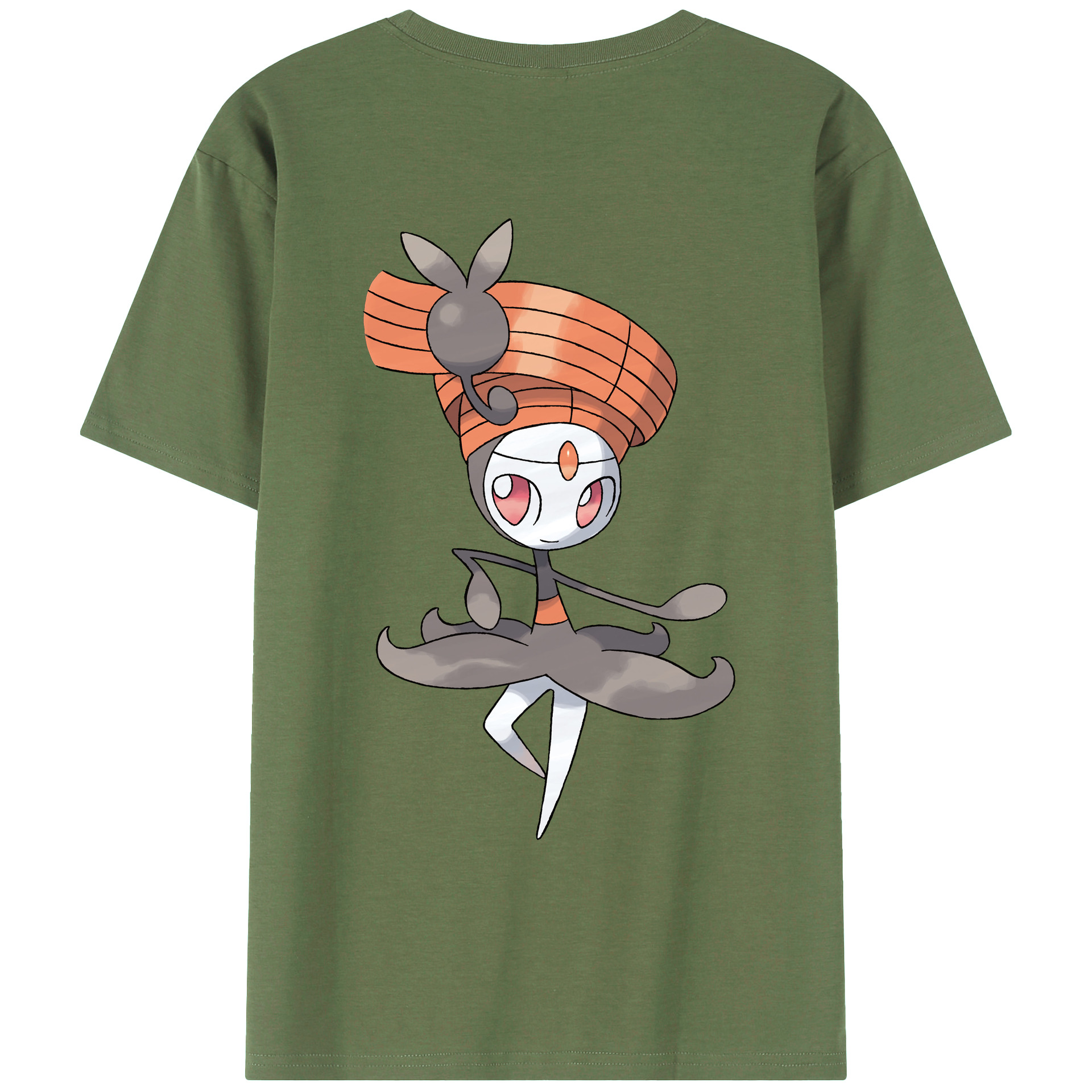 （画像用） ポケットモンスター Pokémon 綿100％ メンズ半袖Tシャツ（バックプリント） 通気性